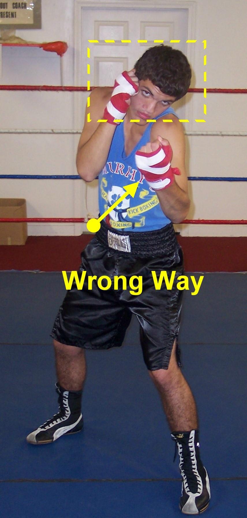 Lead Hand Uppercut The lead hand uppercut in almost the exact same way. The exceptions are the Lead shoulder 12 and Hip are already forward limiting Power.