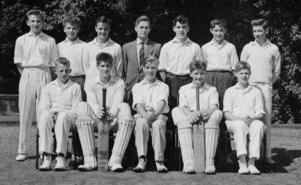 Cricket Colts Back Row L-R: David Hawcroft, Martin Rhodes, Norman Valentine, Colin Bond, Brian