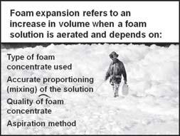 b. These elements must be in correct ratios to produce foam c.