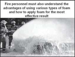 2. Fire fighters need to be familiar with the use of the various nozzles within their department and