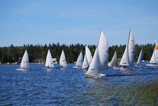 The sailing clubs host their own open regattas