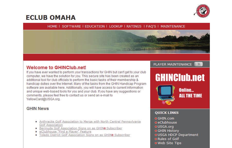 Accessing Your GHIN Club Data Remotely with GHINClub.