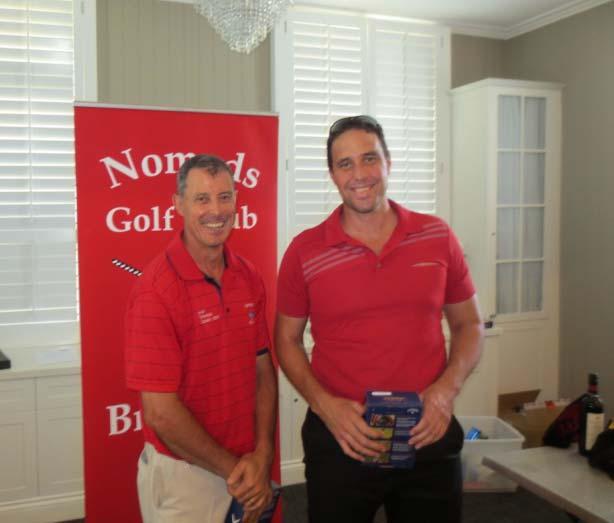 NTP winners: Dave Pichanick and Troy Pearsall (left) and Best approach winner, Gary Wood