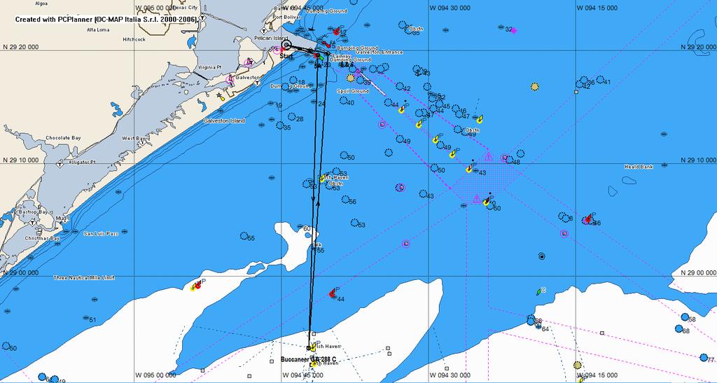 Attachment B Course #5 (Port Rounding of Buccaneer Rig) Name Description Lat Lon BRG Dist Dist tot Gal South Jetty #5A Gal Jetty #5A to Stbd 29 19.640 N 094 41.274 W 108 2.93 2.