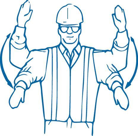 Energy Safety Canada» Workers Guide to Hand Signals For Directing Vehicles 4 5.0 Signals When it s necessary to move a vehicle, everyone must understand exactly what is going to be done.