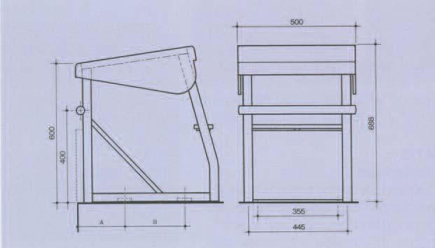 710 Deck Level Starting Block To BS EN 13451 2: 2001 Stainless steel tubular
