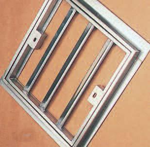 tube dull finish, frame with grouting