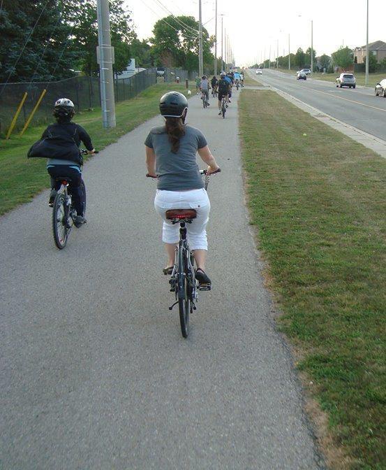 Cycling Facilities Multi-use Trails are paved trails separated from the road and shared by cyclists and pedestrians.