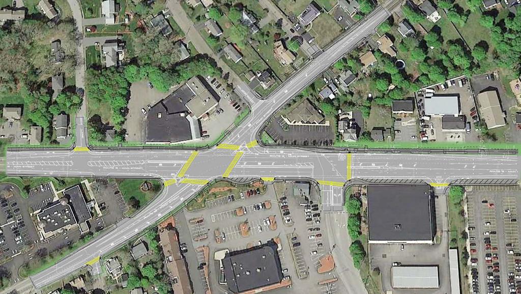 POND STREET / ROUTE 58 INTERSECTION Turn Lanes Added 5