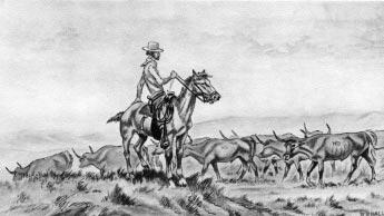 7 A few hours later, when the dry wind passed and the dust had settled, one cowboy noticed that Mouse had escaped. Two punchers went out looking for the steer, but there wasn t even a trail.