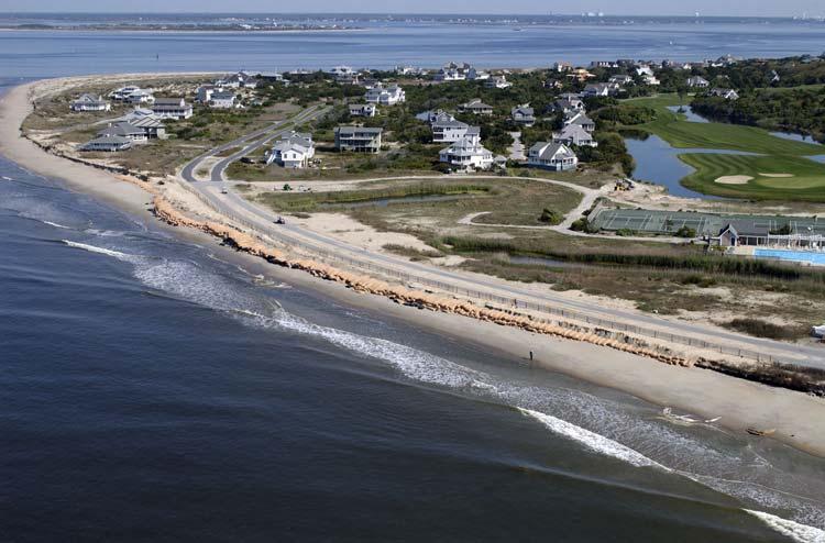 Erosion Control Activities at Bald Head Island To combat the erosion that Bald Head Island has been experiencing since the early 1970's, there have been four beach disposal projects and a groin field