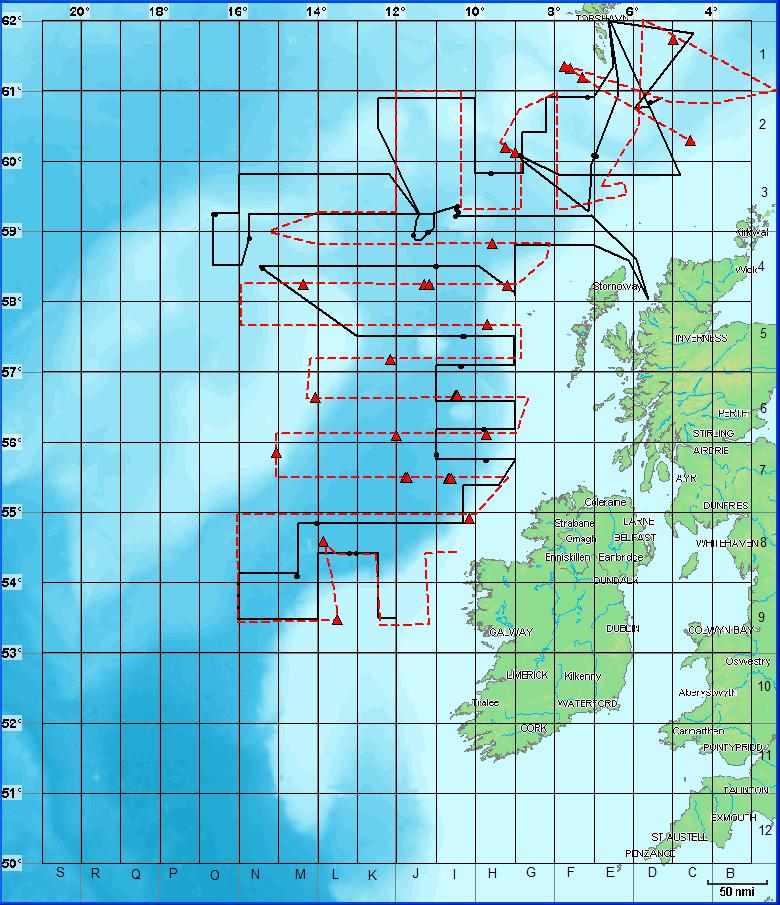 The survey area covered the spawning ground of blue whiting to the west of the British Isles (Figure 2).