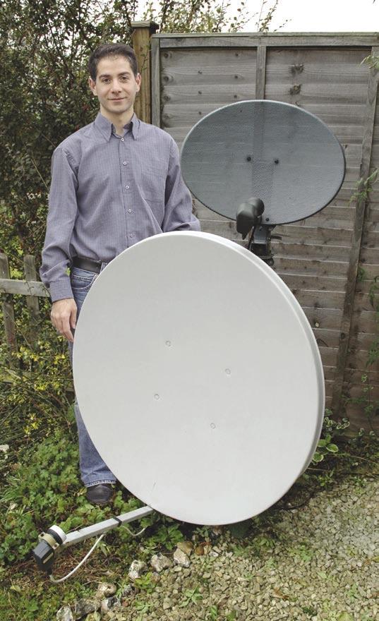 Dishpointer Jedno od ključnih pitanja koja se postave prije postavljanja satelitske antene jest ono o pravilnom načinu usmjeravanja antene kako bi se mogao ostvariti prijem željenog satelita.