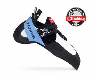 Oasi Maximum range of features Designed to achieve the highest levels of performance, the Oasi is exceptionally comfortable yet offers incredible precision and responsiveness, making rock climbing