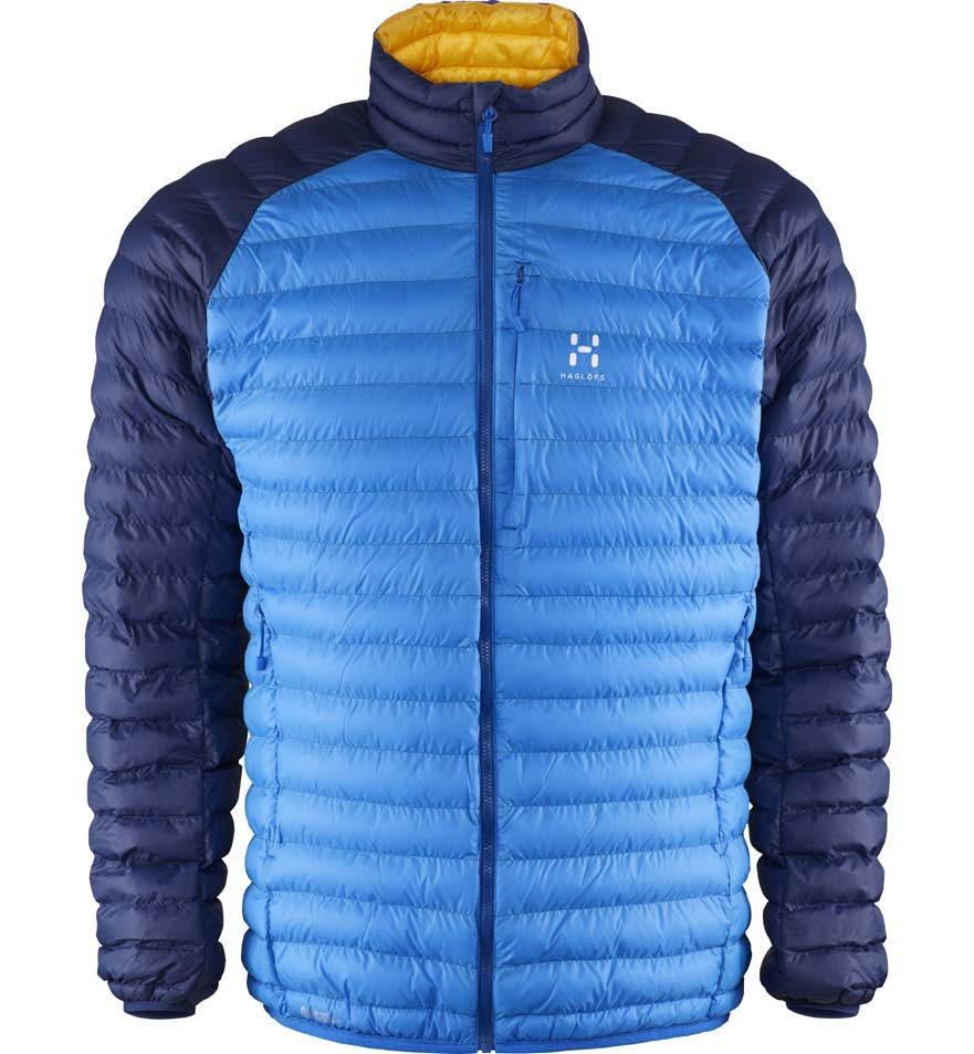 ESSENS MIMIC JACKET MEN Haglöfs Essens Mimic Jacket is insulated with high-loft QuadFusion Mimic, which emulates the best qualities of down and combines it with superb wet performance.