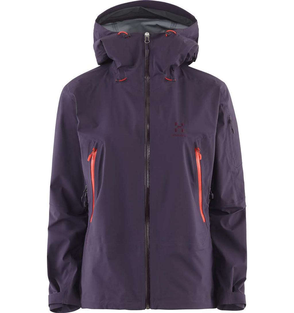 COULOIR JACKET WOMEN The Couloir Jacket is a next generation garment, ideal for freeskiing, but suitable also for alpine skiing, trekking and mountaineering.