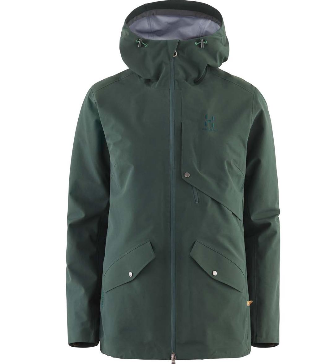 SELJA JACKET WOMEN Haglöfs first bluesign approved, recycled jacket with 3L GORE-TEX, the 3-in-1 Selja is a special addition to Haglöfs collection.