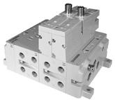 SPOOL VALVES SERIES 0 DIMENSIONS (mm), WEIGHT (kg) TYPE 0 Joinable subbase (manifold base),