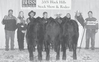2001 Black  Angus 2000 Black Hills Stock