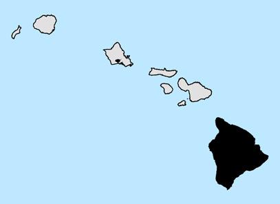 ISLAND OF HAWAIÿI The Island of Hawaiÿi is the southernmost and largest of the oceanic islands that comprise the southeastern part of the Hawaiian Archipelago. It is also the youngest.