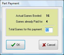 The main Point of Sale screen will now open and will display the number of games in the QTY field that the operator entered in the previous screen 6.