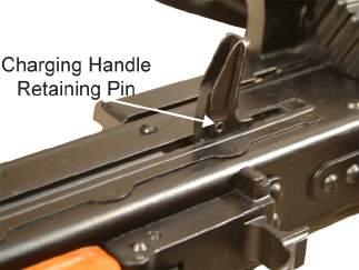 TM 8370-50107-IN/18 0012 00 WARNING The charging handle is under spring tension. Use caution when removing or installing it. 5.
