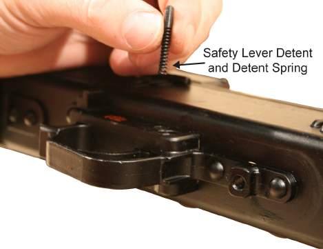 lever aligns with the cutout in the receiver. Remove the safety  Refer to Figure 12.