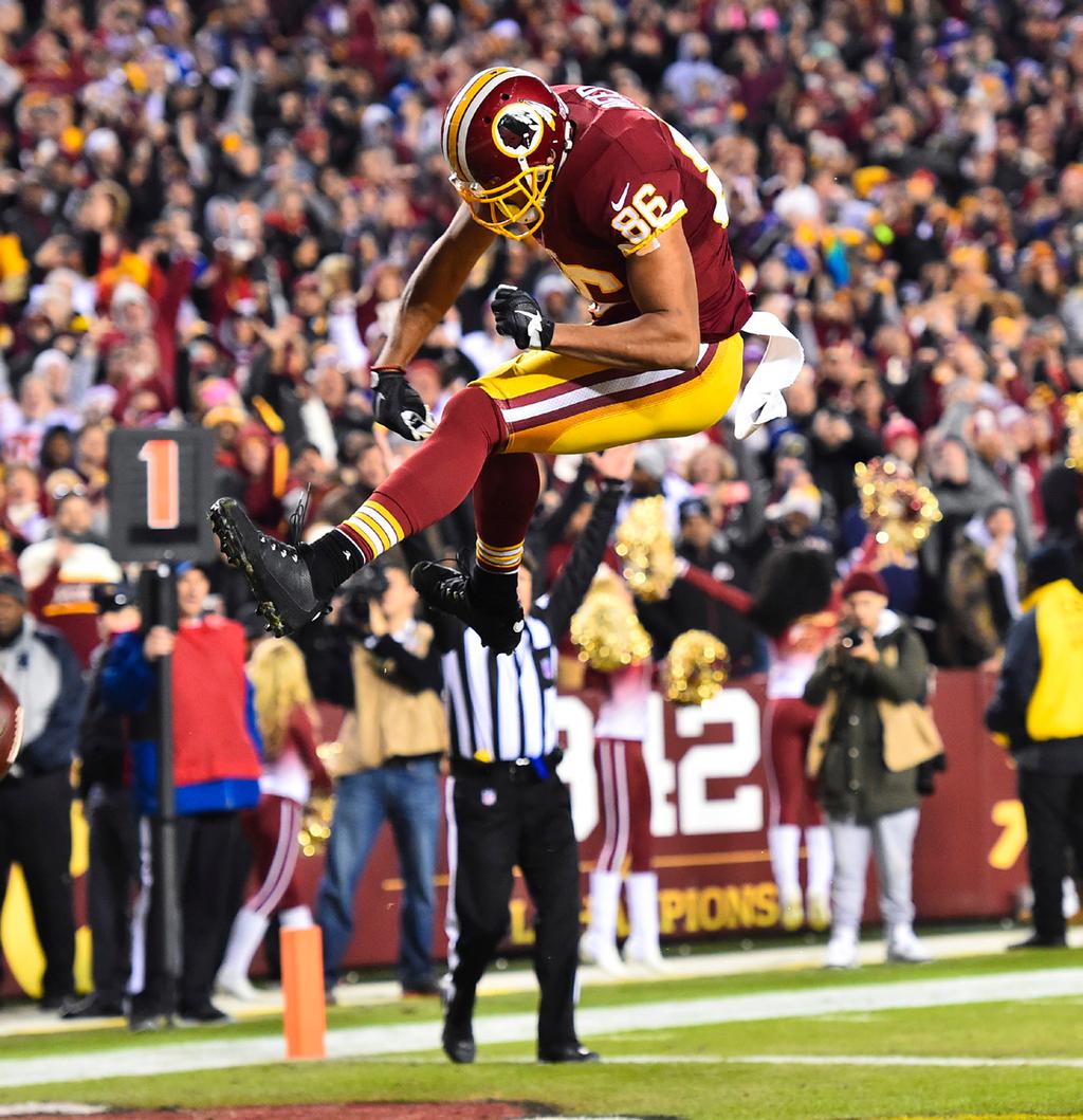 GAME RELEASE In recent seasons, Redskins players have often extolled the ability of tight end Jordan Reed to anyone who will listen.