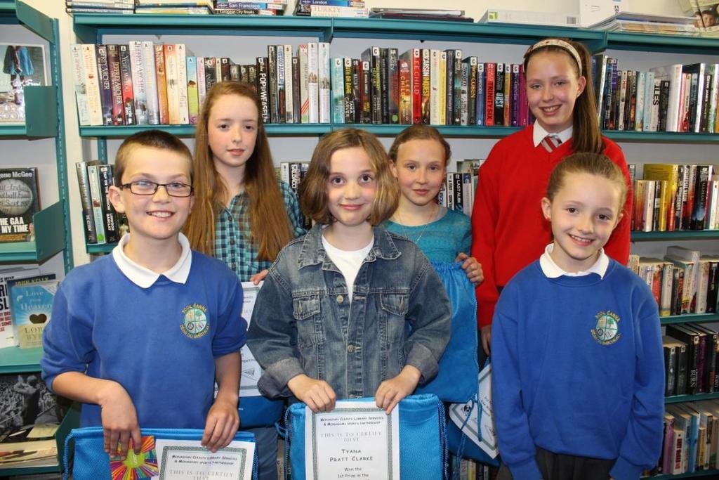 Design a bookmark winners and runners up at Ballybay Branch Library High Nelly Refurbishment The Inniskeen Enterprise Development group hosted a High Nelly Refurbishment workshop