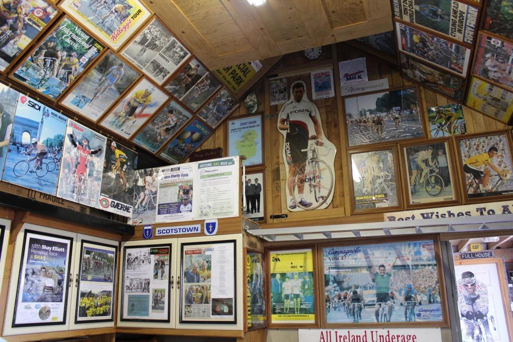Patsy s Cycling memorabilia The launch of Patsy's Cycling Memorabilia museum in Tydavnet was a thrilling success and lots of cycling enthusiasts called to
