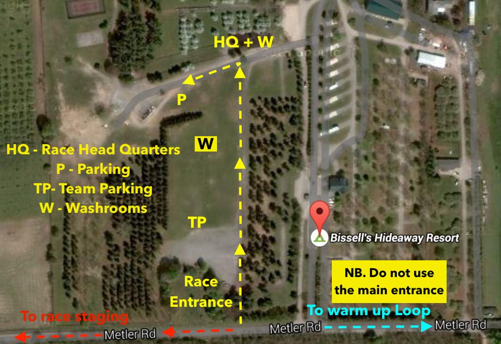 VIP Parking for teams and clubs is available on the corner of Effingham St. and Metler Rd. for a $40.00 fee.