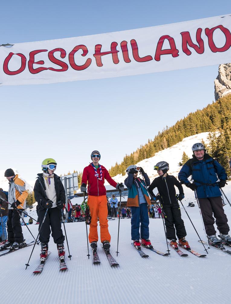 16 kanderactivewinter18/19 guided skiing & snowboarding Guided Skiing & Snowboarding KISC guides look after you during the day, show you around the ski resorts, and take you to the best slopes to fit