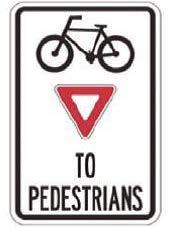 Yield to Pedestrian Sign (Ontario Traffic Manual Book 18)
