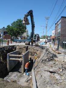 Traffic Management Street renewal includes construction of new