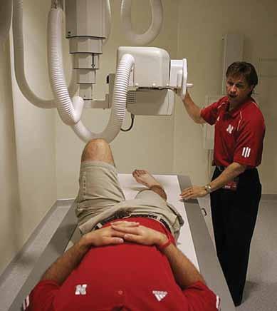 In addition to Nebraska s North Stadium facility, the NU Coliseum, the Bob Devaney Sports Center and Haymarket Park all feature athletic medicine areas. Led by Director of Athletic Medicine Dr.