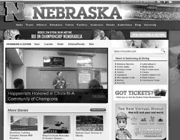 the huskers coaching staff season review athletic administration THIS IS NEBRASKA Media Information & Services Nebraska Media Relations The 2010-11 Nebraska swimming and diving media guide is