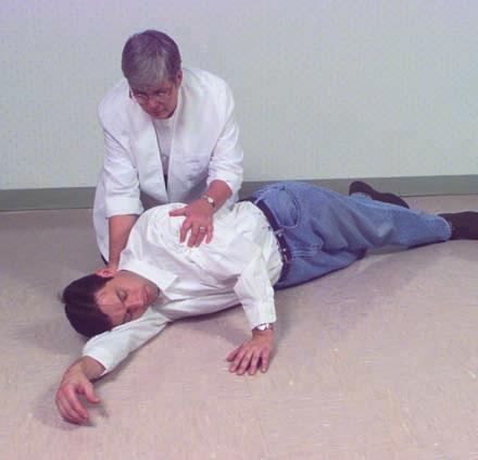 For CPR to be effective, the victim must be lying on his back on a hard surface. 4. Open the airway, using a head-tilt, chin-lift technique. 5.