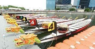 A crew member that is not wearing an ISO 12402-5 standard and/or equivalent (i.e. USCG, EU, EN standards, etc.) PFD, will be disqualified for participating in the race. 5 DRAGON BOATS AND PADDLES 5.