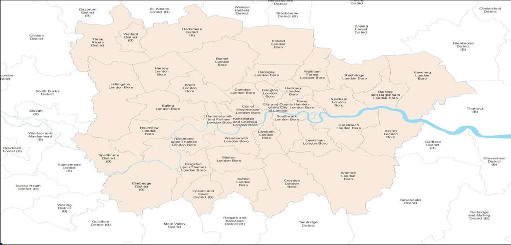 London 2012 - Planning - Overall Area
