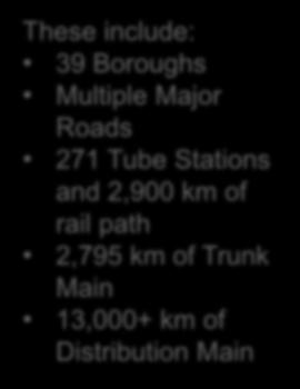 271 Tube Stations and 2,900 km of rail