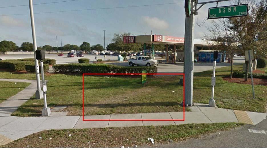 connction to gas station at northeast corner of US 19 and 80 th Ave