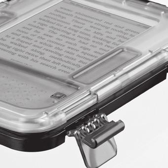 the molded tray. Close the Case Front.