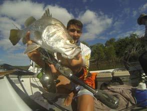 The structure that I look for when using these microbait lures is tight snags or mangrove roots.