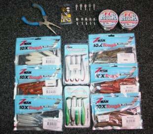 Lures and jigheads: Mangrove jack will take a range of lures and ZMan Lures 4"