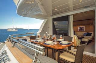 Large sailing boats and luxury motor yachts can be chartered with a permanent crew.