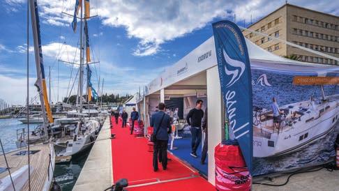 The boat show visitors were able to meet the impressive Hanse 588, the fast and elegant cruiser that brings plenty of innovations, a large sail area, the revolutionary silent owner