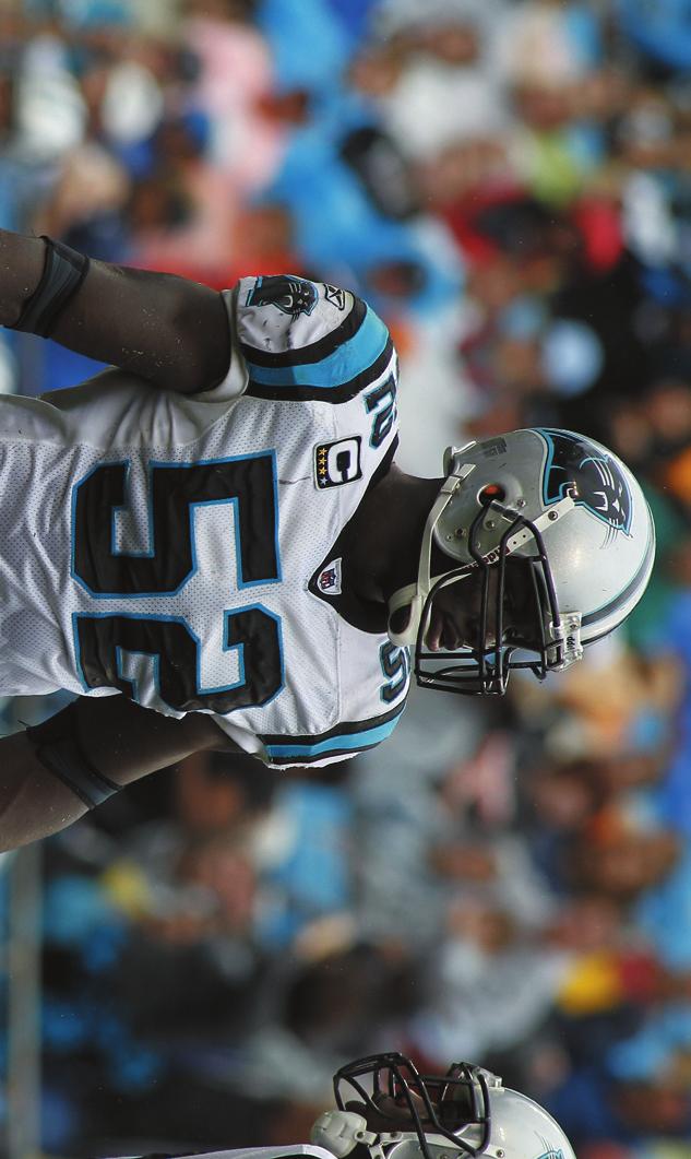 SAFETY NET The Carolina Panthers safety tandem of Charles Godfrey and Sherrod Martin combined for seven takeaways, including six interceptions and one fumble recovery in 2010.