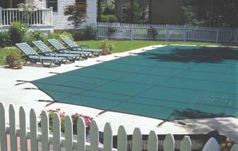 colors. All can be custom designed to fit any size or shape pool precisely, including any special features such as raised walls, diving boards, steps, and rails.