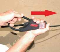 If you are unfamiliar with kite leashes or do not understand this section, you must take a lesson with a Certified Instructor who will clearly explain how to attach your leash.