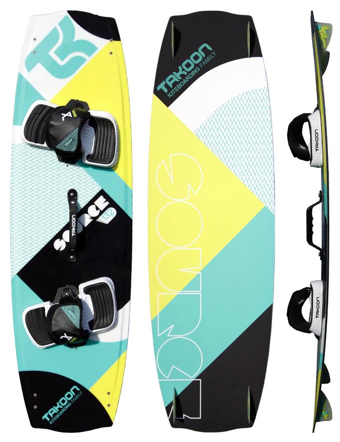 TWIN TIP VERSATILE FREERIDE-FRESTYLE BOARD UNMATCHED SLIDE AND COMFORT UNIFORM CONCAVE AND PROGRESSIVE SCOOP TOP-OF-THE-RANGE ACCESSORIES The Source Gamma edition is the versatile freeride-freestyle